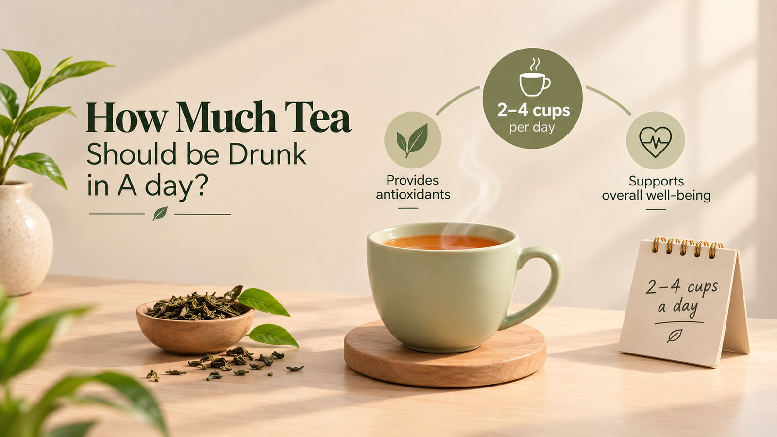 How Much Tea Should be Drunk in A day?