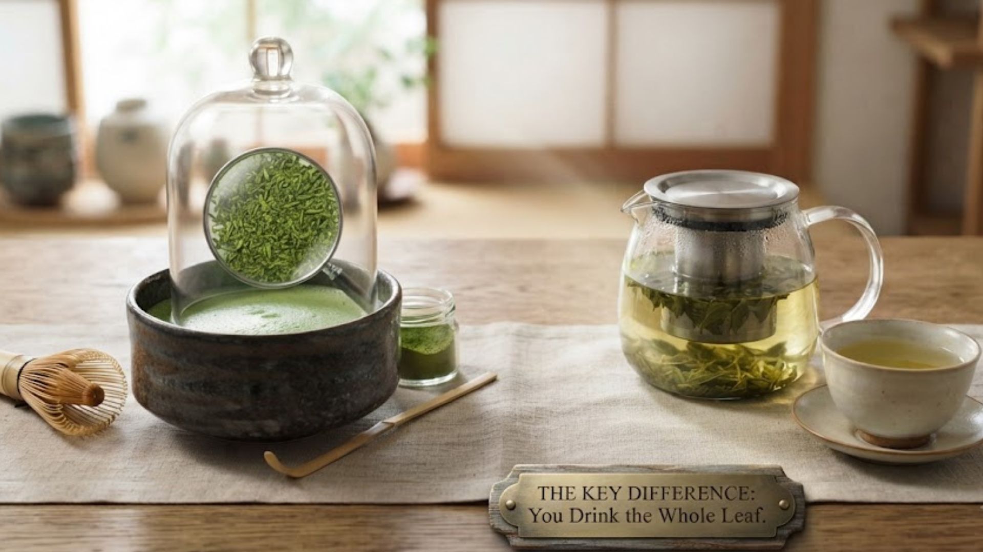 The Key Difference You Drink the Whole Leaf