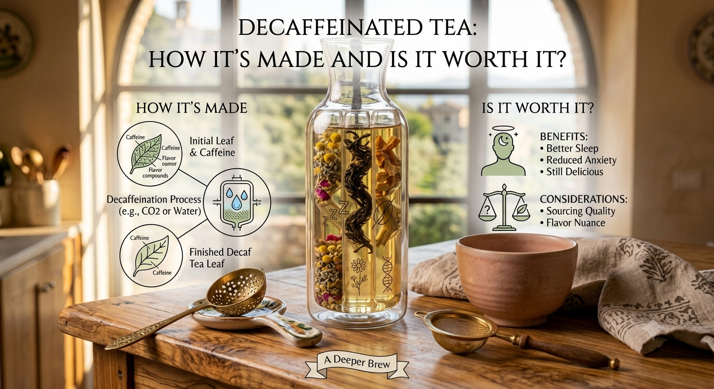 Decaffeinated Tea: How It's Made and Is It Worth It?
